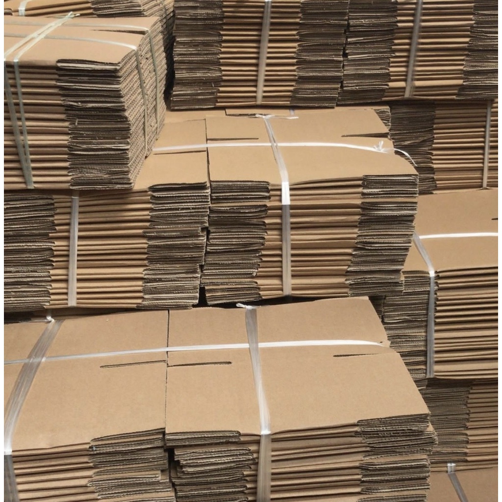Set 50 hộp 20x20x10 hộp carton ship cod - 20x20x10 hộp đóng hàng