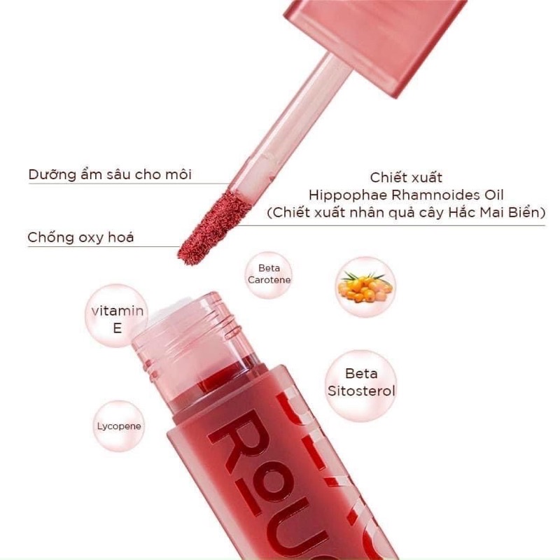 Son Kem Black Rouge Double Layer Over Velvet bóng mịn