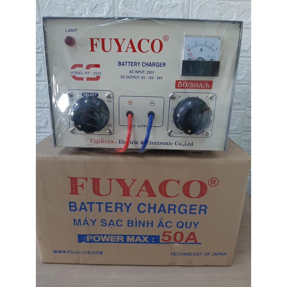 Máy sạc bình ắc quy 12V-24V-36V 50AH