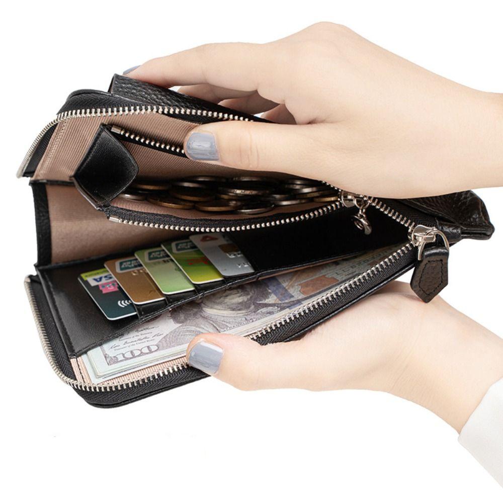 IVORY Điện Thoại 1 Ví Da Nhỏ Chứa Tiền Xu Cho Nữ