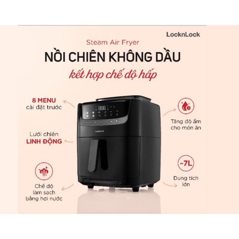 EJF881 NỒI CHIÊN KHÔNG DẦU KẾT HỢP CHỨC NĂNG HẤP