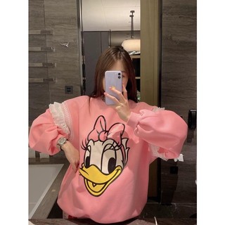 Áo Thun QC TD In Vịt Phối Ren Cute - E59