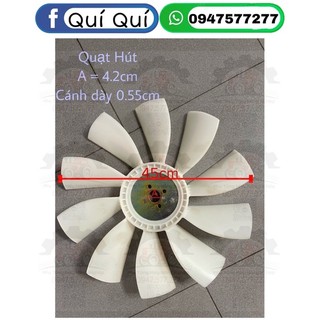 Cánh quạt hút làm mát 45cm 10 cánh