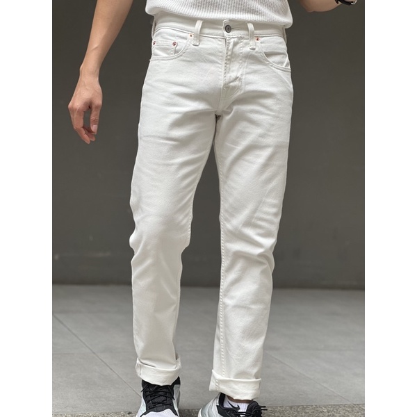 QUẦN JEANS XUẤT KHẨU LEVIS TRẮNG ỐNG SUÔNG