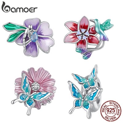 Bamoer Chuỗi Hạt Đeo Tay Bạc 925 Thời Trang Mùa Xuân Cho Nữ Sinh Và Học Sinh