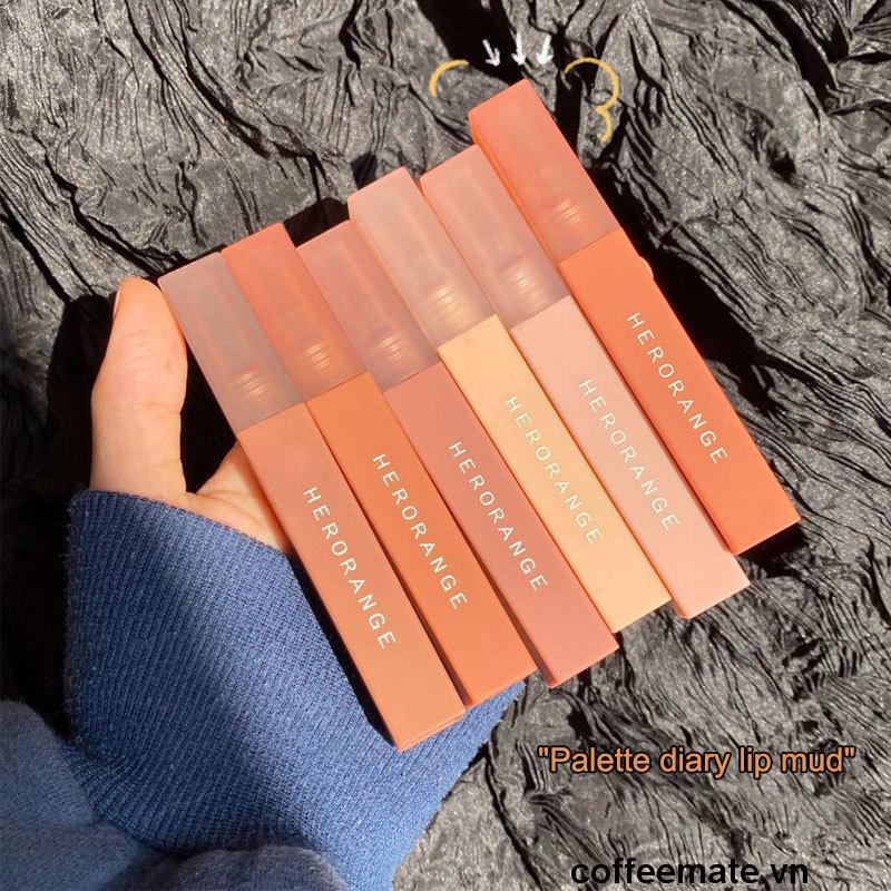 ⚡Son Kem Lì Herorange Mềm Mịn Như Nhung Chống Thấm Nước Chống Khô Môi Lâu Trôi