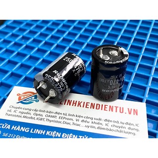 Tụ hóa Rubycon 250V 470uF kích thước 30*22mm