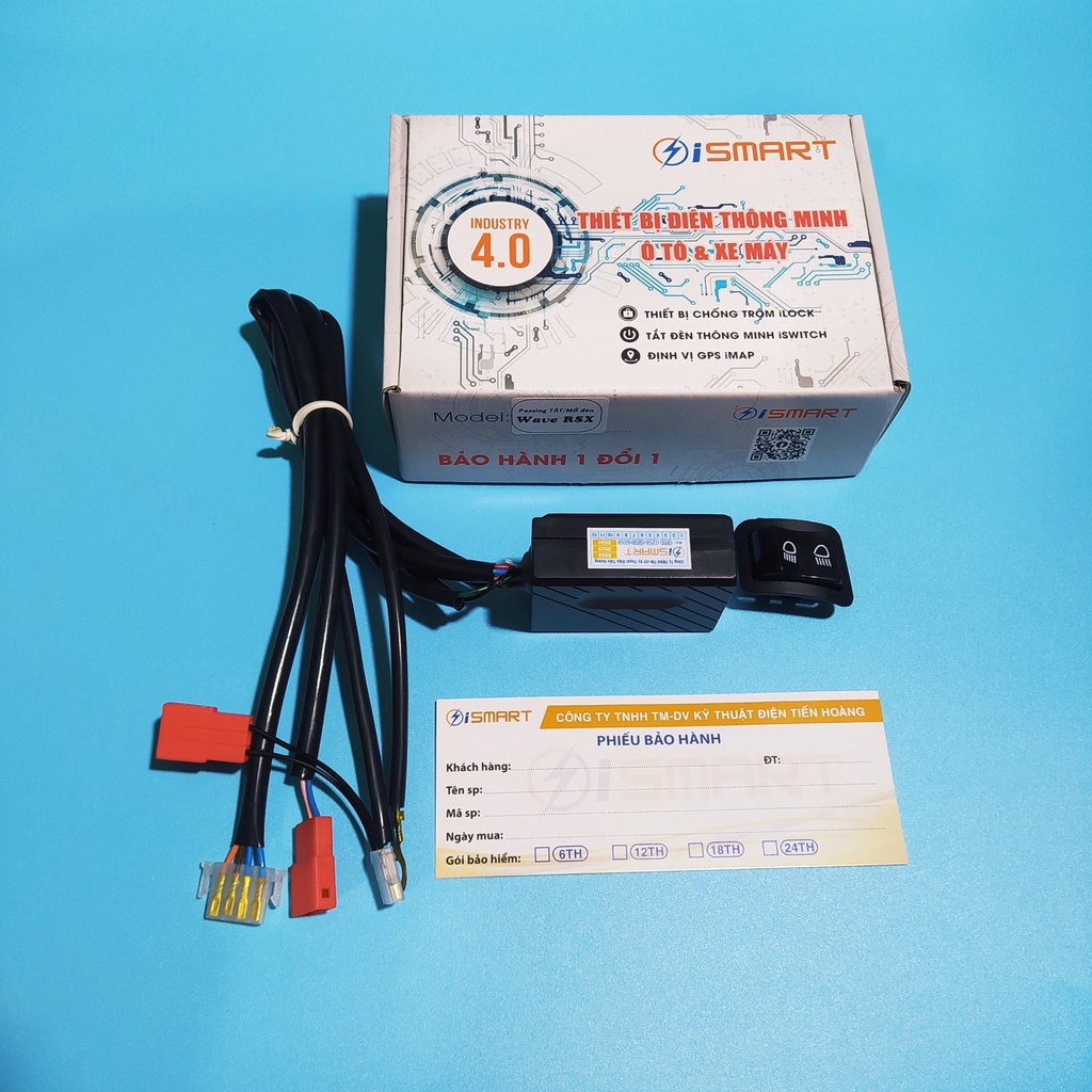 Mạch Passing ISMART 3 chế độ Mạch Tắt Mở đèn xe Honda, Passing tắt đèn xe máy