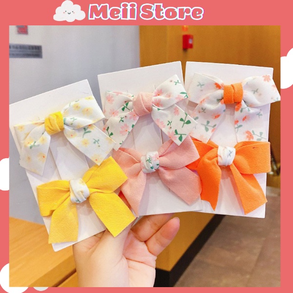 Nơ kẹp tóc tiểu thư siêu xinh cho bé  - Meiistore.hn