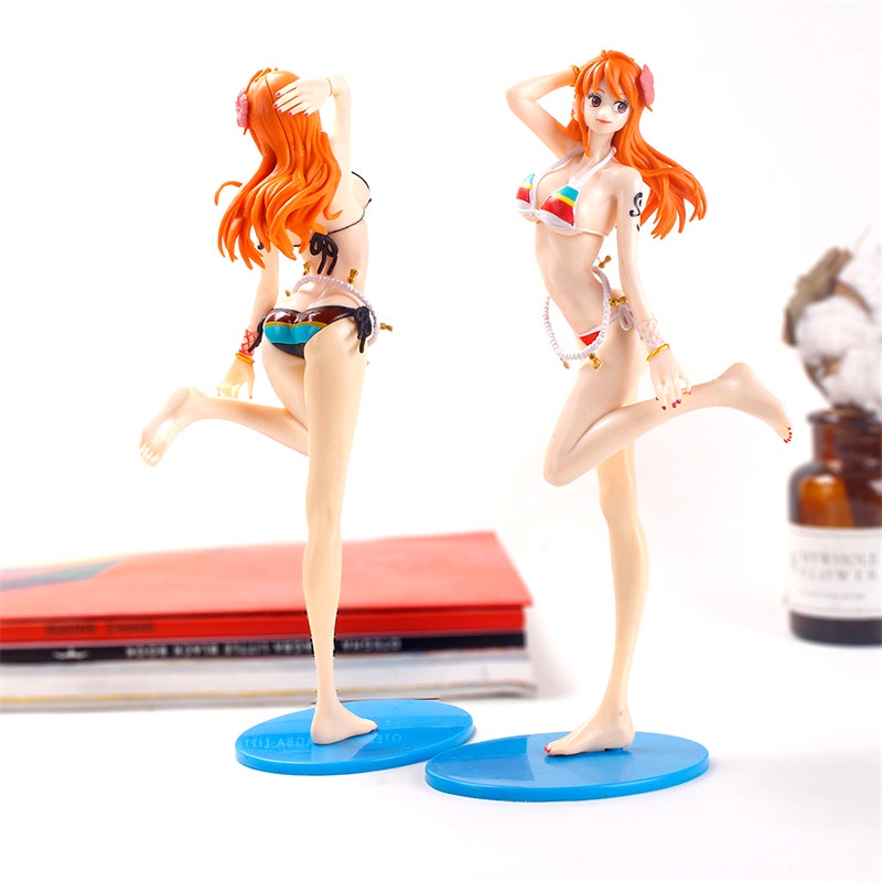 Mô Hình Búp Bê Nami / Nữ Anime One Piece 24CM Bằng PVC Gợi Cảm