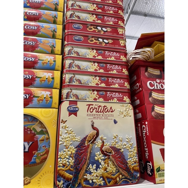 Bánh Tortitas Con Công 415 gam Kèm túi xách