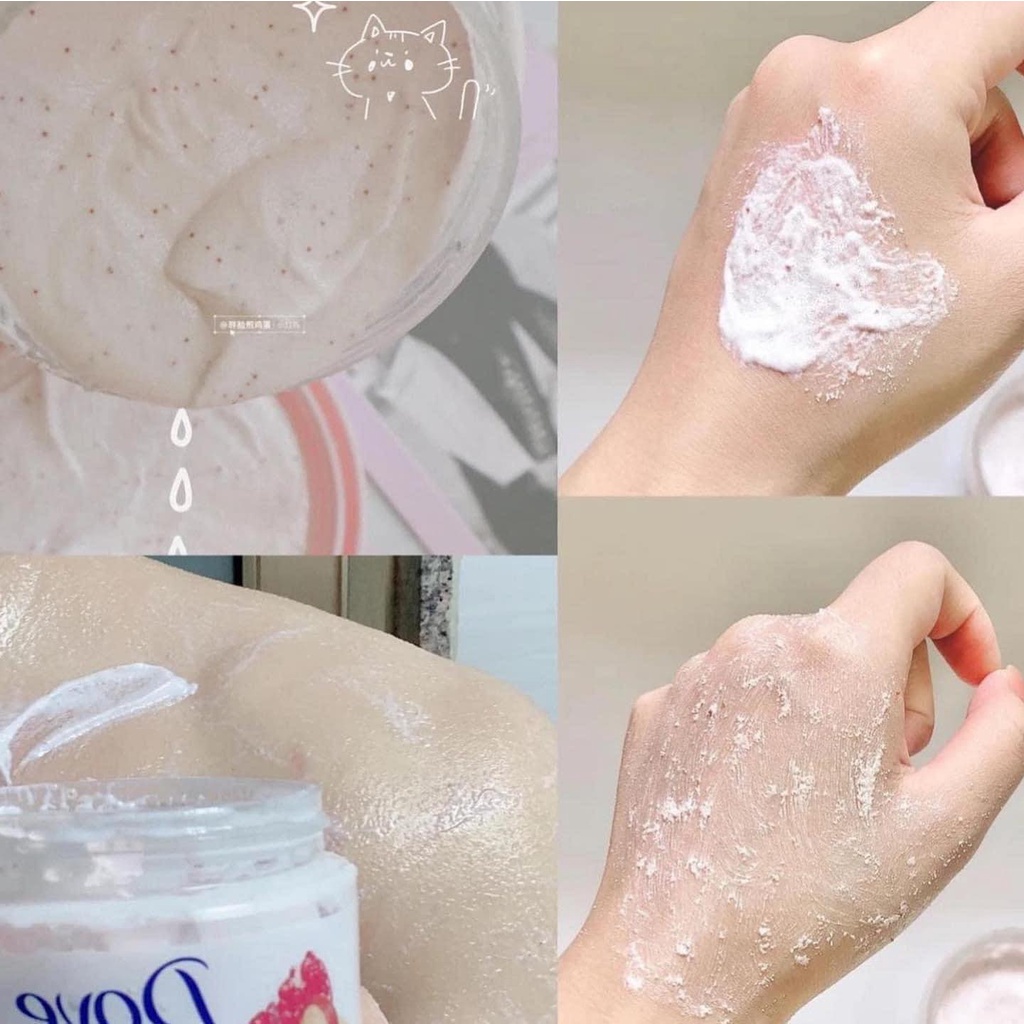 Tẩy da chết body DOVE Exfoliating Body Polish bản Trung hũ 50g