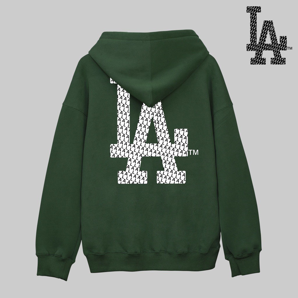 Áo Hoodie Nỉ Bông MLB LA TM , Áo Nỉ Bông Unisex Nam Nữ