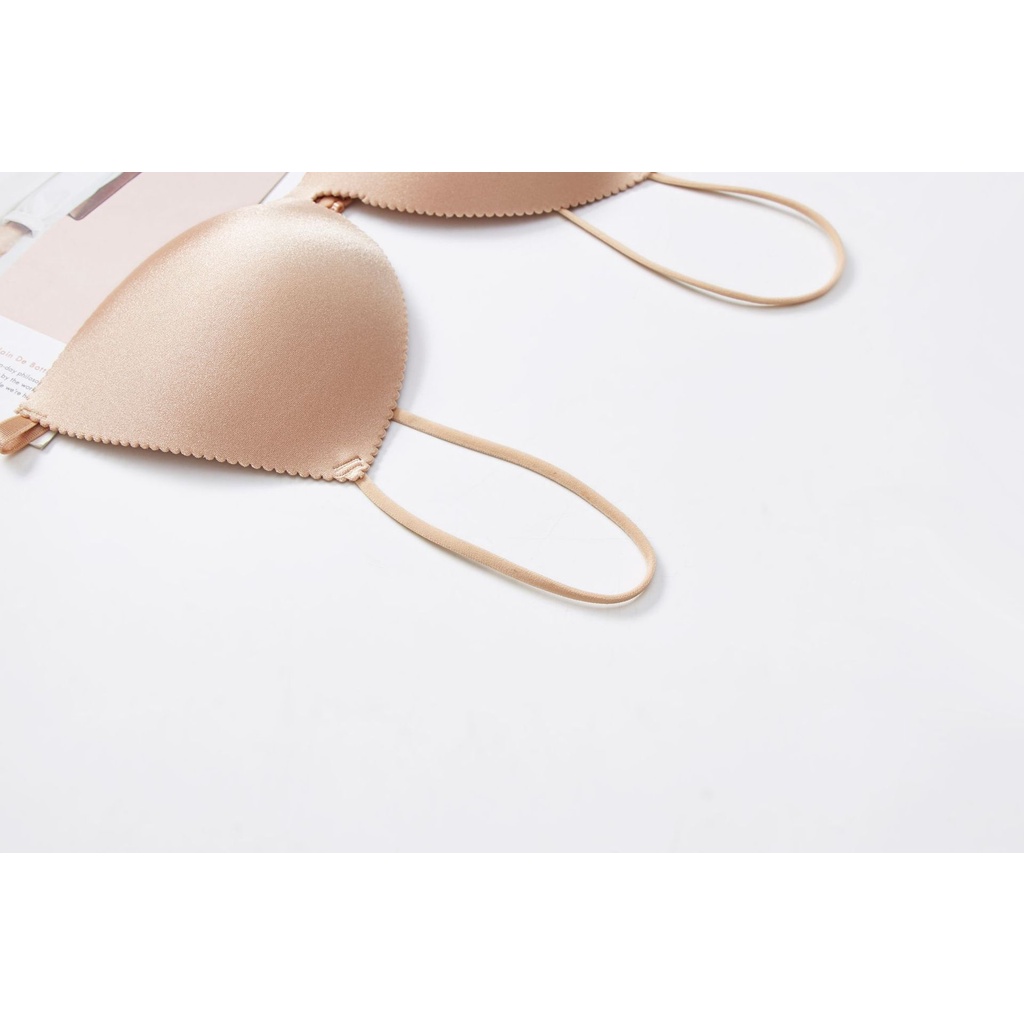 Áo ngực nữ 2 dây cài sau nâng ngực KIMCHIBIKINI áo bra đúc su không gọng tôn vòng 1 gợi cảm AL030