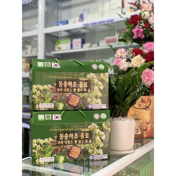 {✅Ảnh thật} NƯỚC UỐNG ĐÔNG TRÙNG HẠ THẢO HOVENIA - KẾ SỮA Hỗ trợ chức năng gan gan, giảm béo, tăng cường sức khoẻ