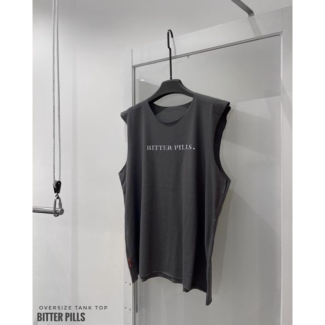 𝐎𝐯𝐞𝐫𝐬𝐢𝐳𝐞 𝐭𝐚𝐧𝐤 𝐭𝐨𝐩 - BITTER PILLS