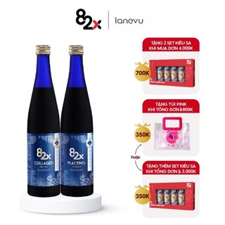 Combo 82x classic “trắng mịn da tuyết – thanh khiết hoa lê” dạng nước, 500ml/chai đến từ nhật