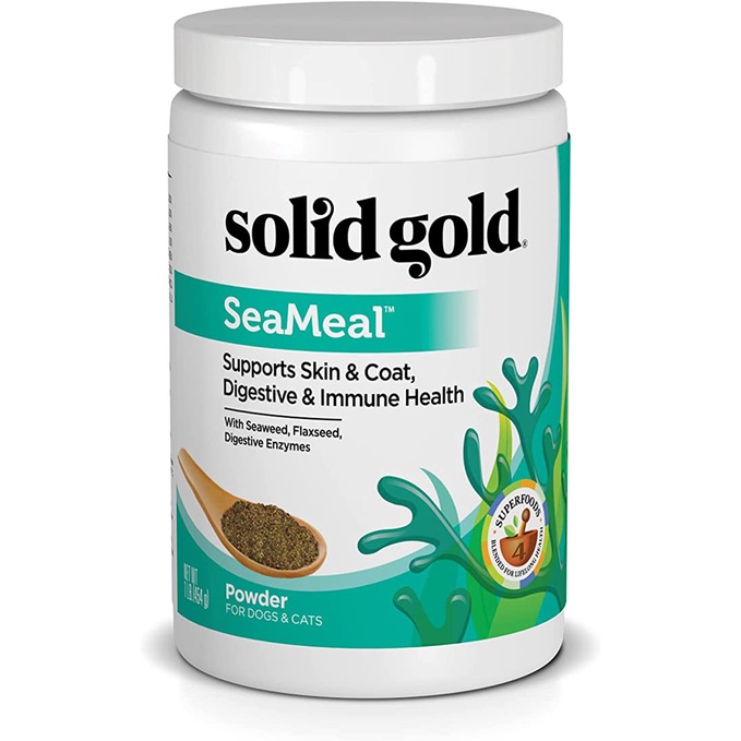Bột Vitamin Tổng Hợp Cho Chó Mèo Solid Gold SeaMeal Tinh Chế Từ Tảo Biển Hỗ Trợ Tiêu Hóa Đường Ruột, Miễn Dịch, Da Lông