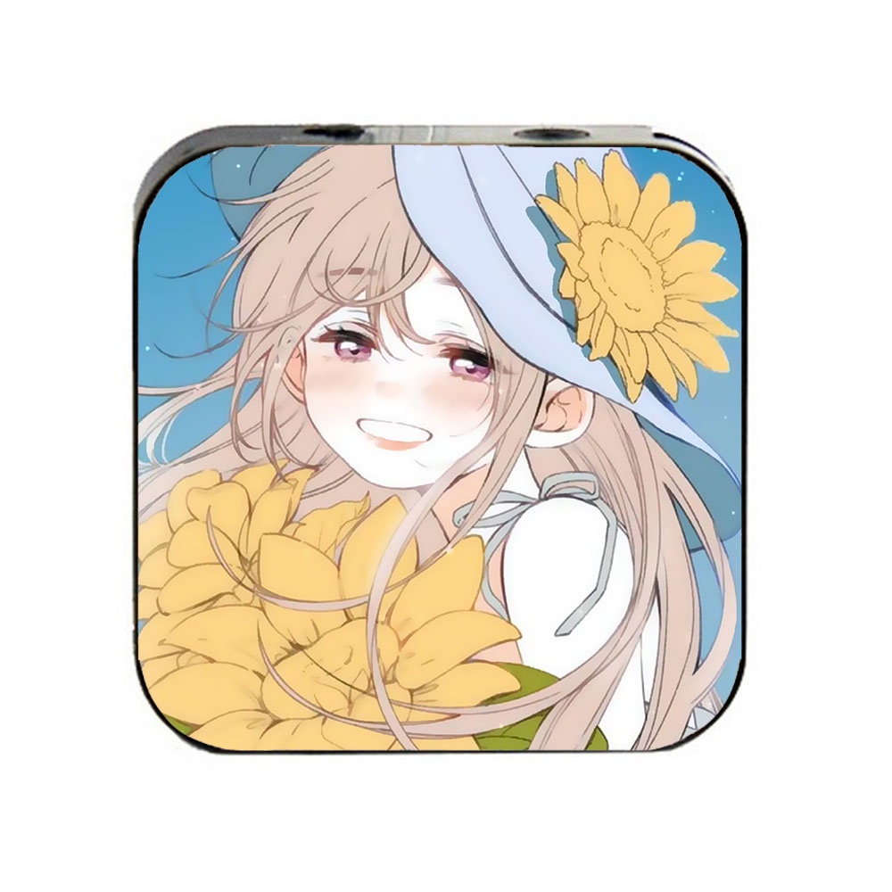 Máy nghe nhạc mp3 IN HÌNH VỤNG TRỘM KHÔNG THỂ GIẤU manhua anime chibi tặng kèm tai nghe có mic