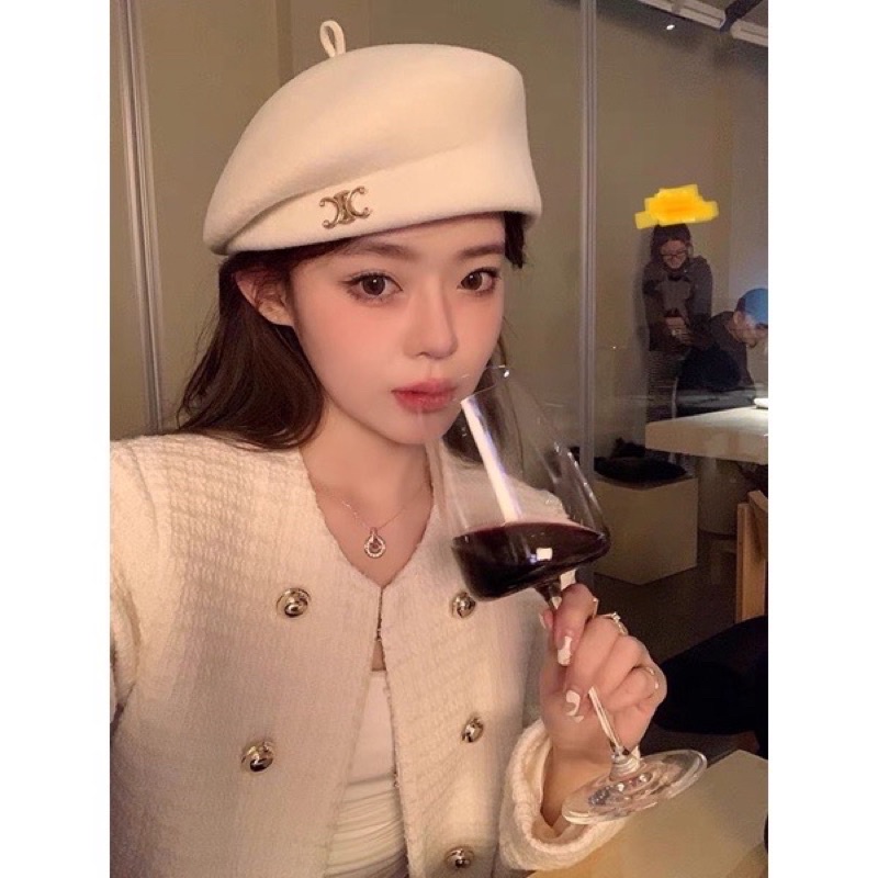 Mũ nồi dạ cao cấp Celinee cho nữ
