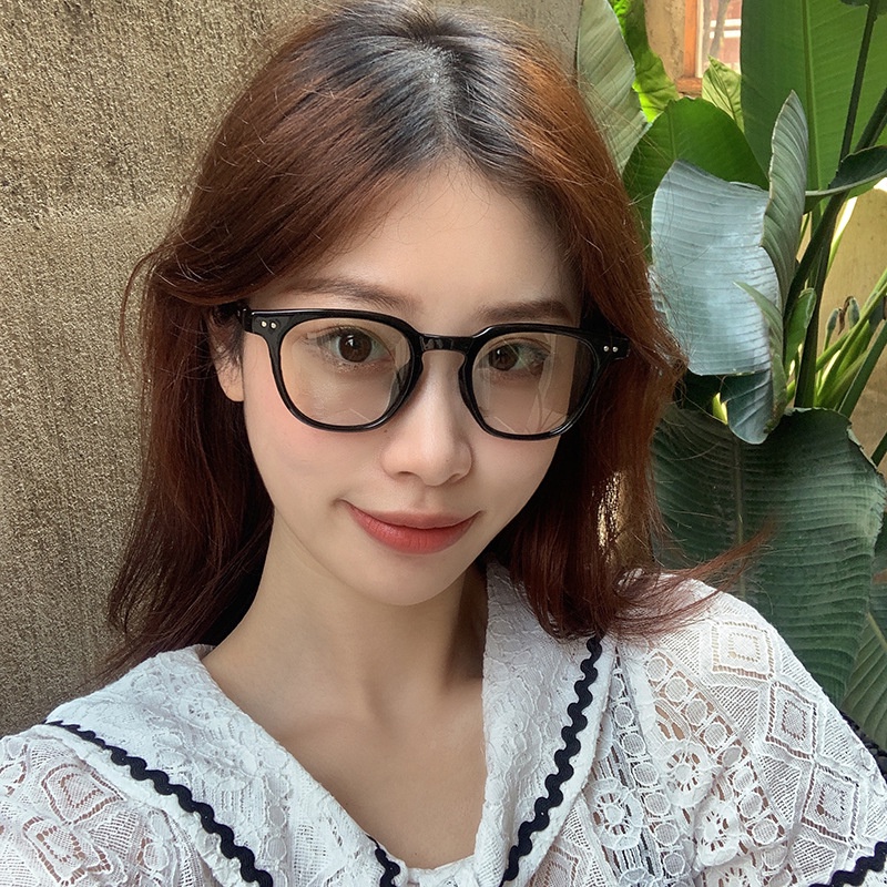 Gọng kính cận thời trang cao cấp kính mắt nữ nam không độ đổi màu phong cách Hàn Quốc chống tia UV đẹp giá rẻ EMOJI 140