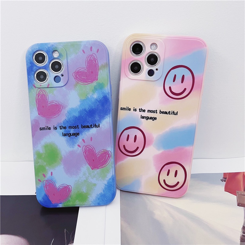 Mới Ốp Điện Thoại Mềm Hình Mặt Cười Cho iphone 13 12 11 Pro Max 13 12 Mini X XS Max XR 6 7 8 Plus SE 2020 6Plus 7Plus