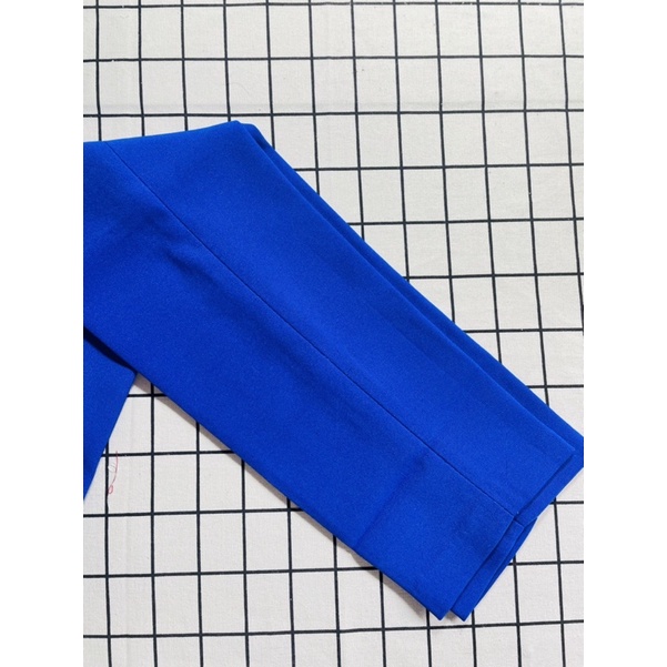 Quần tây nam màu xanh coban vải không nhăn k xù, không bai màu