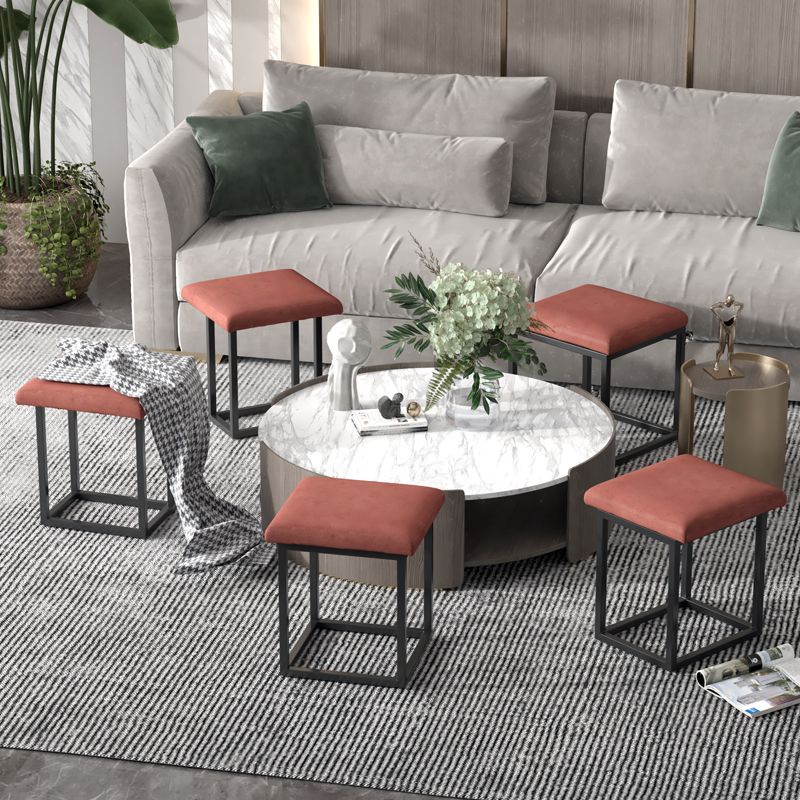 Multifunctional Combination Storage Stool Simple Five-in-One Cube Stool Small Stool Home Living Room