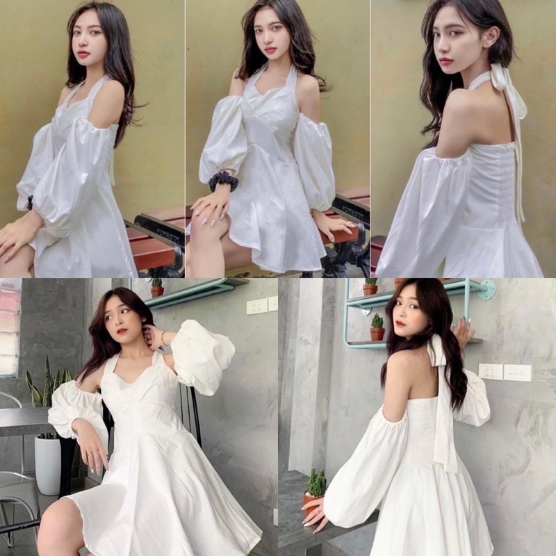 Pass váy dây chéo