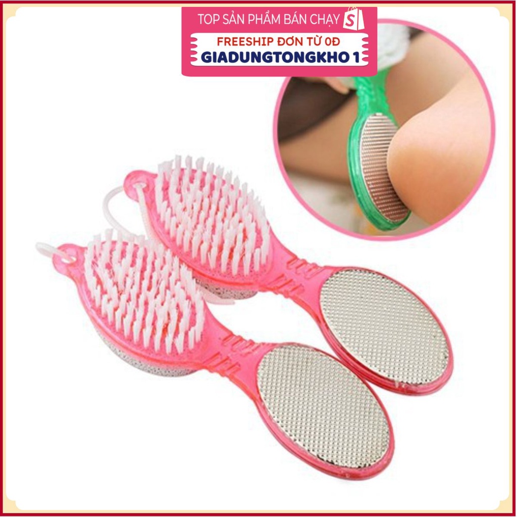 Đá bọt biểnGIADUNGTONGKHO1Đá bọt biển chà gót chân tẩy tế bào chết 4 in1, Chà gót chân giữ cho gót chân hông hào như ý