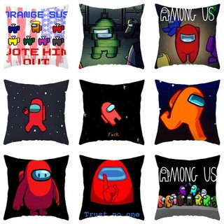 Among Us Pillow Case Throw Cushion Cover Home Sofa Decor Square Cartoon