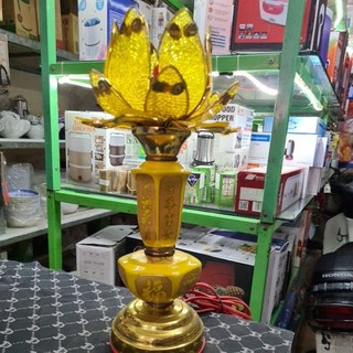Combo 2 chiếc đèn thờ sen 1 bông cao 33cm