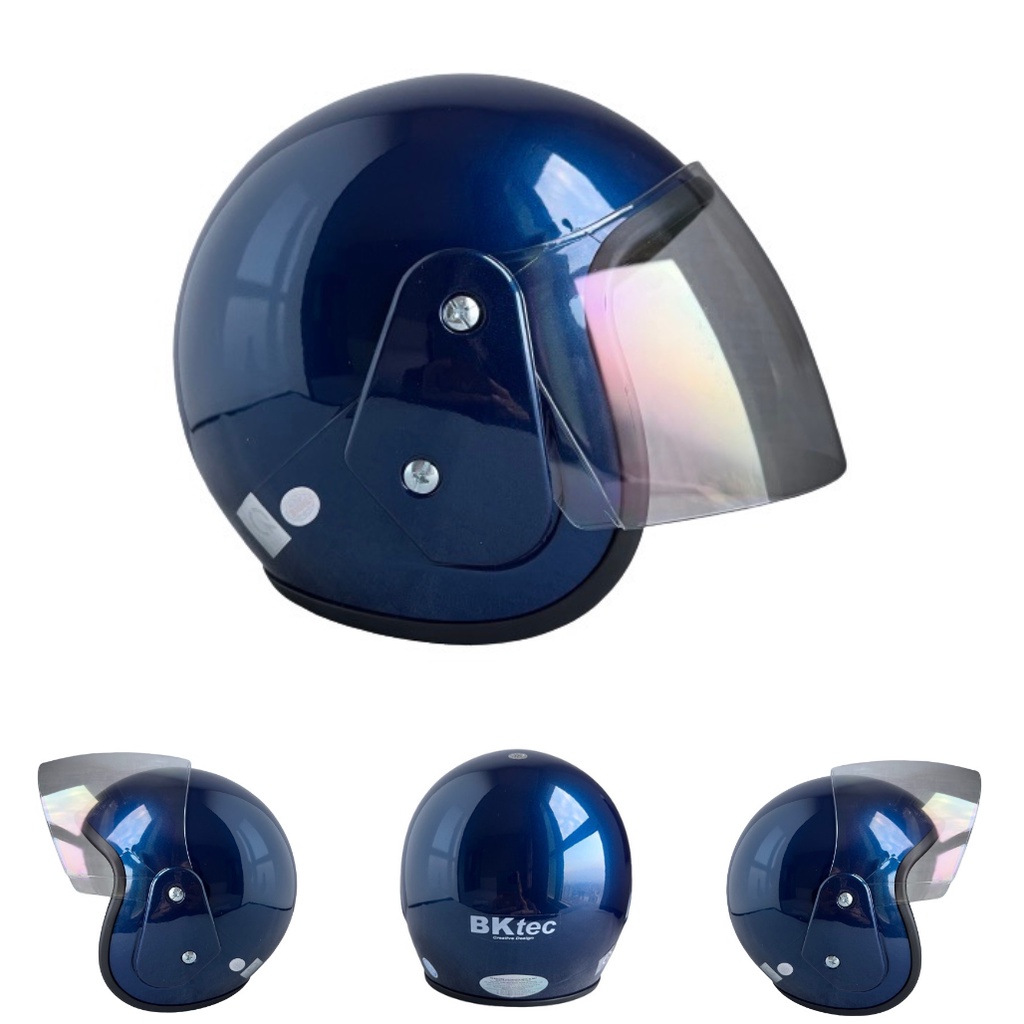Mũ bảo hiểm trùm 3/4 đầu - BKtec - BK19 - Hàng chính hãng - Giá siêu sốc (mầu tùy chọn)