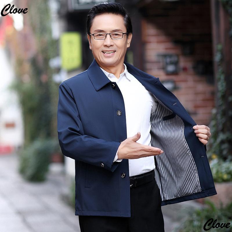Áo Khoác Thu Đông 70 Kiểu Dáng Hợp Thời Trang Cho Nam Trung Niên 40 50 Tuổi Phụ Kiện Chuyên Dụng Cho Xe Rbg33 R