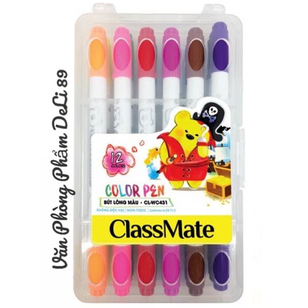 Màu Dạ 24 Color Classmate CL-WC433 Cho Bé Thỏa Sức Sáng Tạo