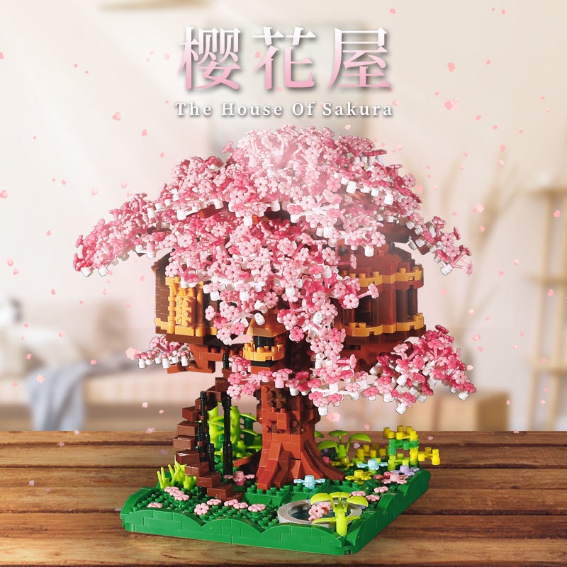 Bộ Đồ Chơi Lắp Ráp Lego Ngôi Nhà Trên Cây Hoa Anh Đào Cho Bé