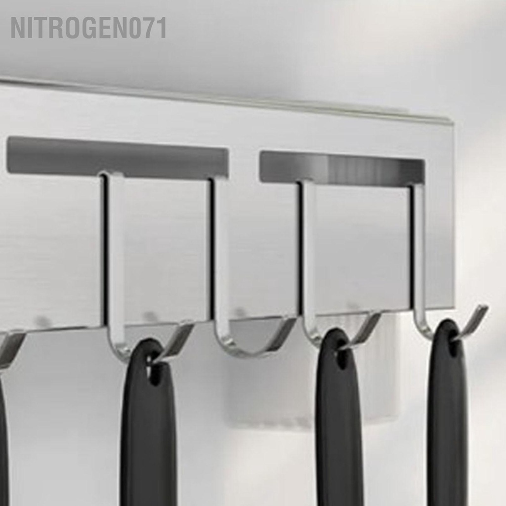 Kệ Treo Dán Tường Giá gài dao kéo, có ống đựng đũa tiện lợi - 40Cm nox Đa Năng Dụng Cụ Móc Cho Gia Đình - Nitrogen071
