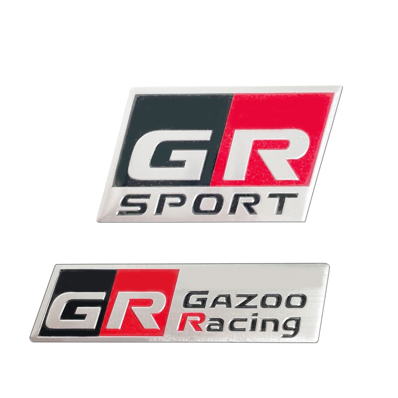 Miếng Dán Logo Trung Tâm Vô Lăng Xe Hơi Toyota GR Sport Gazoo Racing RZ RC RS Corolla Rav4 Auris Yaris Prius