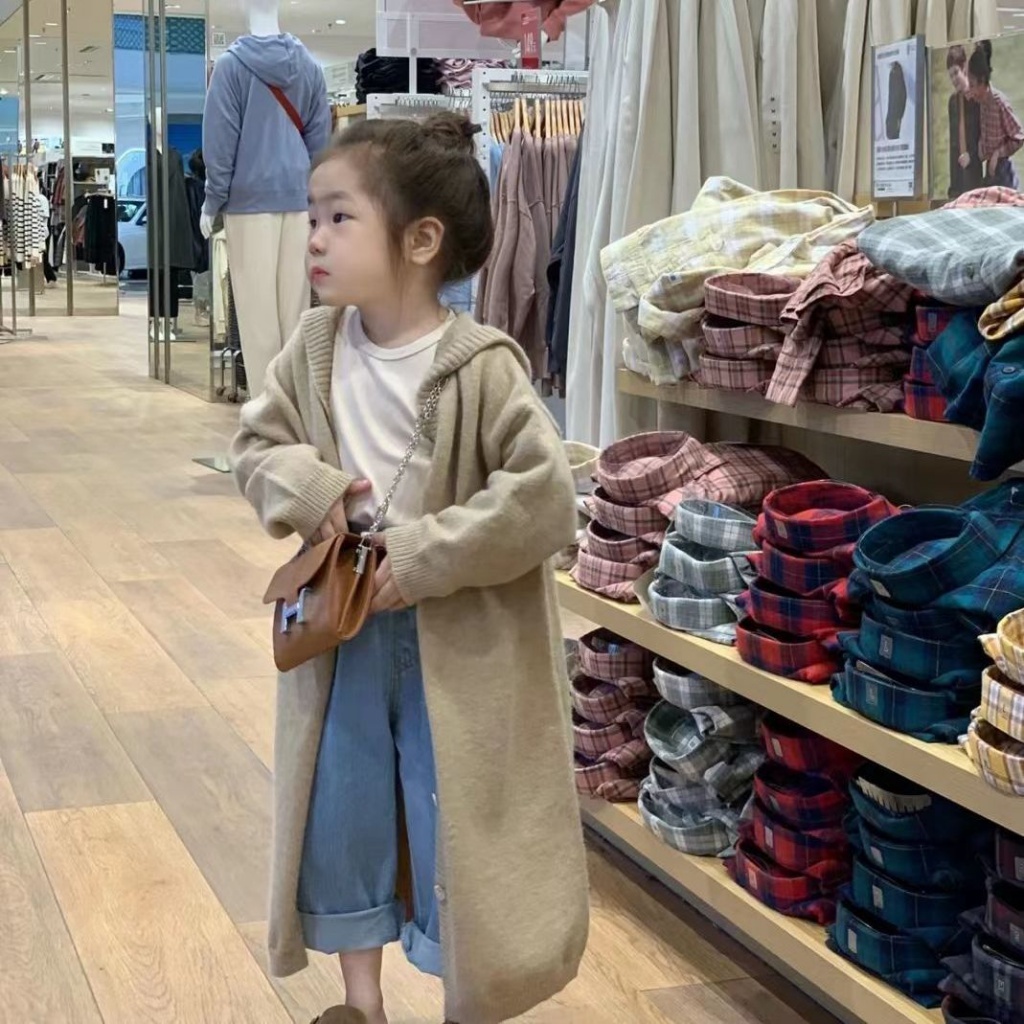 Áo Khoác Cardigan Dệt Kim Dáng Dài Có Mũ Trùm Thời Trang Thu Đông Phong Cách Mới 2022 Cho Nữ