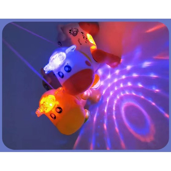 Đồ chơi con bò chạy pin có nhạc cho bé