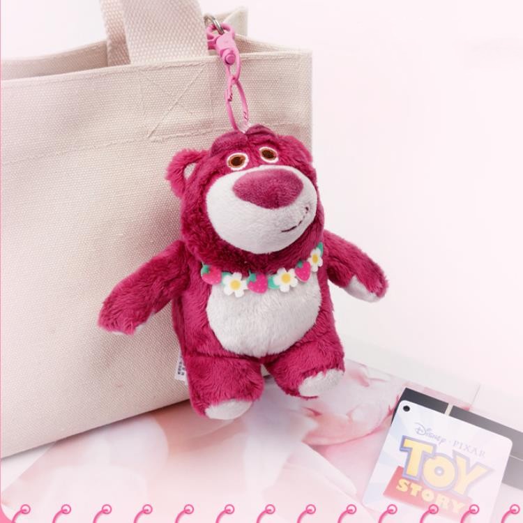 Thú Nhồi Bông Hình Chú Gấu Dâu Tây Disney Đáng Yêu Cho Bé Gái