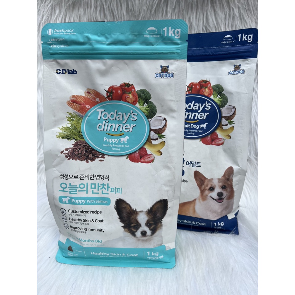 Thức ăn cho chó con Today Dinner 1kg