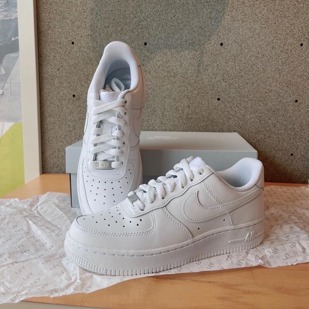 Giày AF1 trắng nam nữ hàng 11 cao cấp - Giày thể thao sneaker nam nữ AF1 trắng Full Box