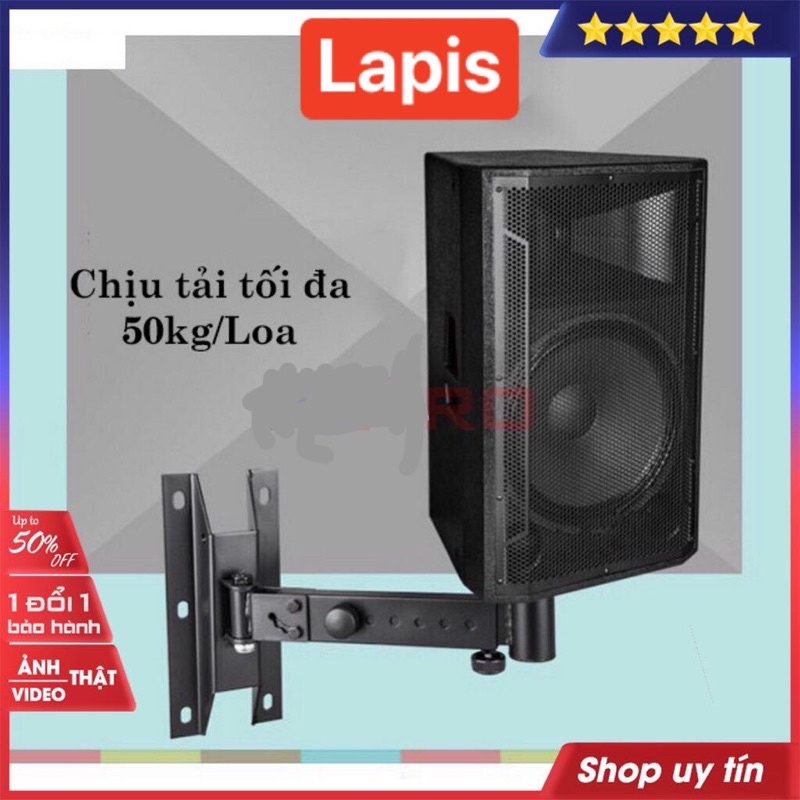 Đôi Giá Treo Loa Full 30, Giá Cọc Treo Loa Đứng Chân Xoay Cao Cấp, Chịu Tải 50kg