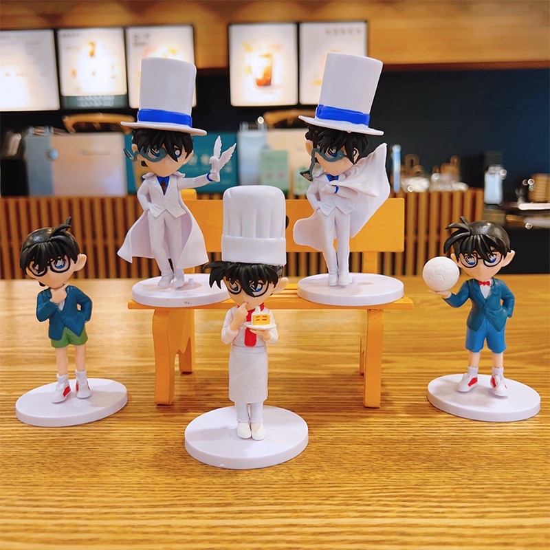 Mô Hình 05 Nhân Vật Thám Tử Lừng Danh Conan Cao 12cm