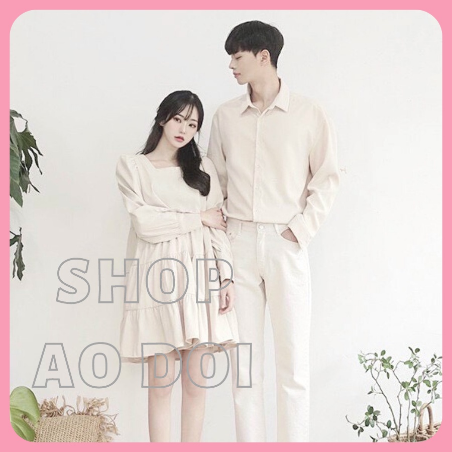 Đồ đôi nam nữ dễ thương, đồ cặp nam nữ váy áo đôi chất đẹp để chụp hình cưới, đồ couple đồ đôi đi du lịch valentine 2023