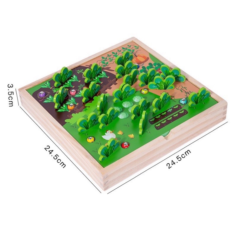 Đồ chơi nông trại bắt sâu nhổ củ cải Bomkidshop