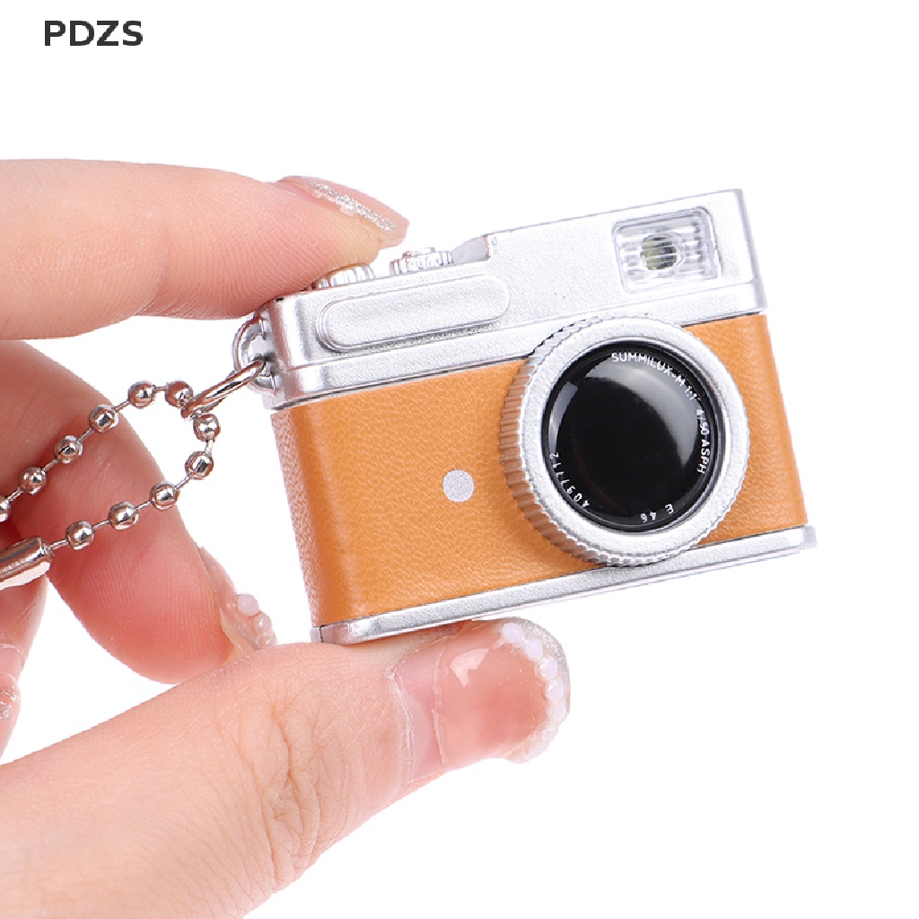 Mô Hình Máy Ảnh Bằng Da Phong Cách vintage Tỷ Lệ 1: 12 Dùng Trang Trí Nhà Búp Bê/máy ảnh ngôi nhà búp bê