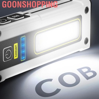 Goonshopping B59 Mini LED Multifunction Flashlight Portable Dual Light Sourse Strong Magnet Work