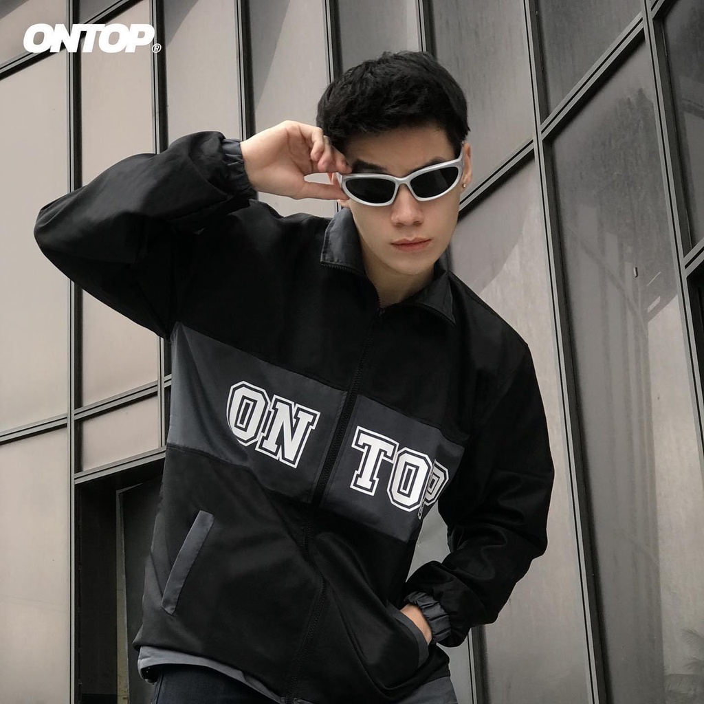 Áo khoác dù nam nữ cổ trụ Baseball Jacket local brand ONTOP | O21-AK2